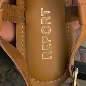 Report Shoes - Tan sandals. Report Shoes - Tan sandals.
